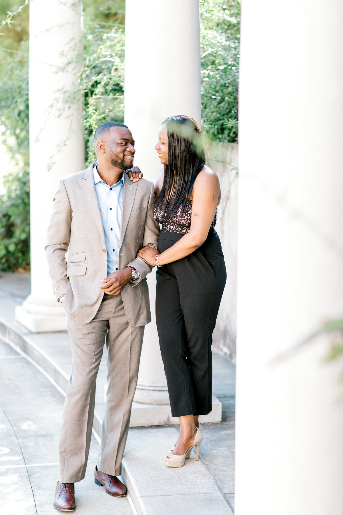 atlanta photography engagement session millennium gate museum