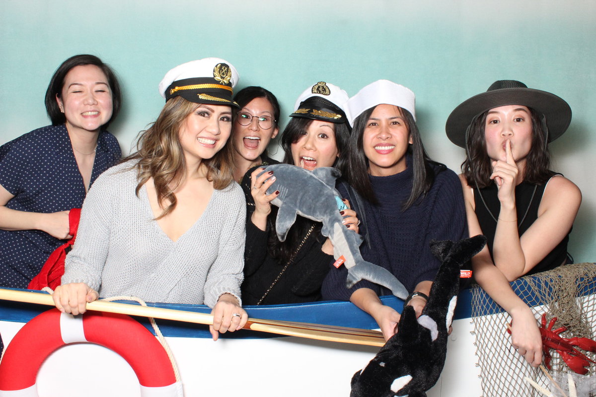 ocean party photo booth
