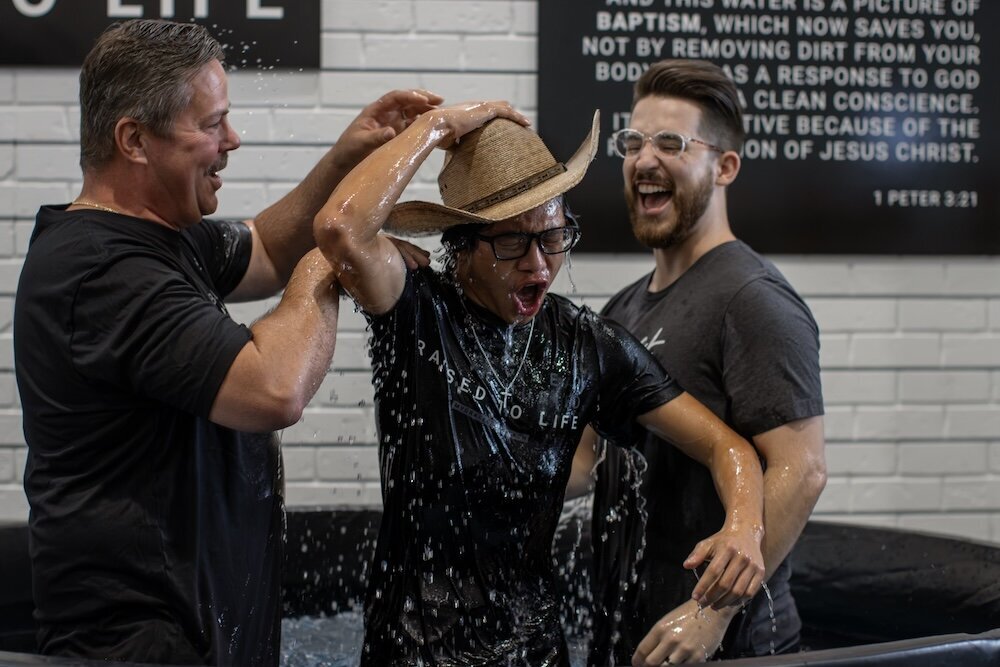 Man Being Baptized 2