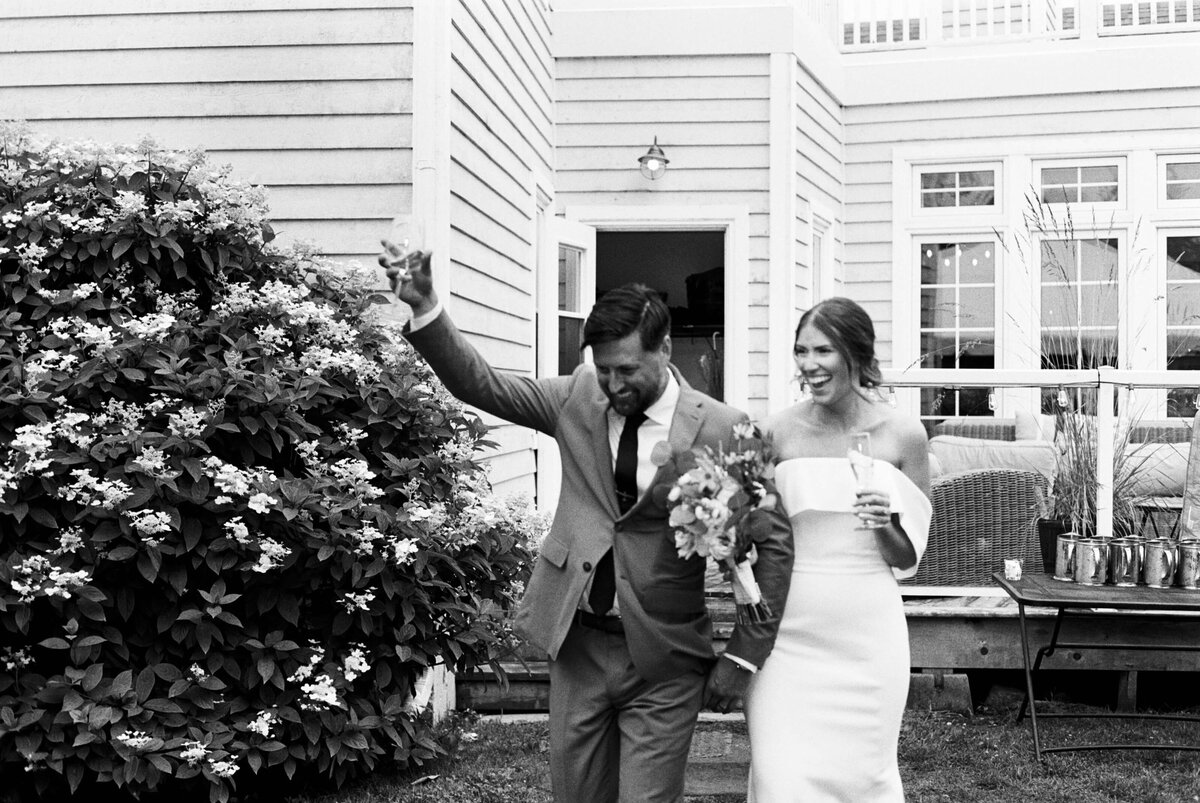 Bride and groom at Oceanstone Resort Wedding in Nova Scotia