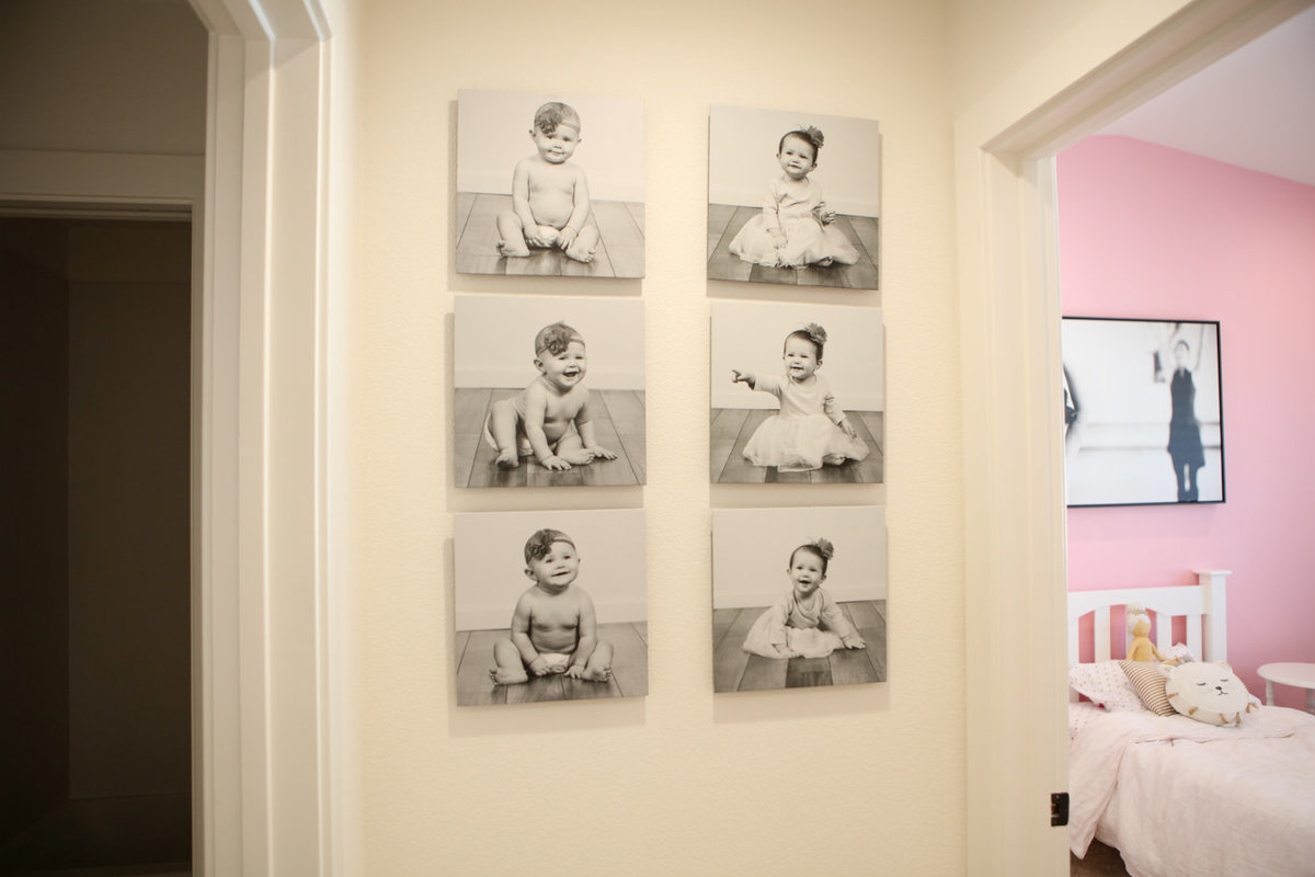 Wall Art Photography of Babies First Year