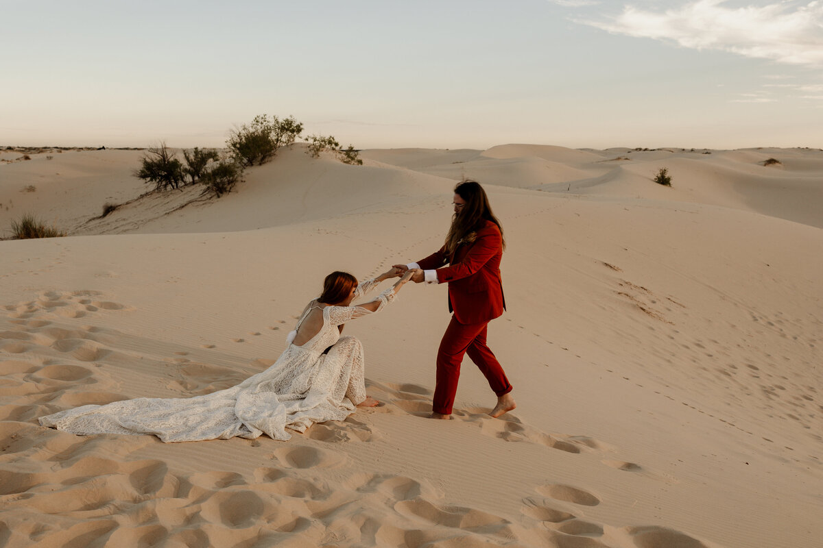 Boho Colorado Elopement Great Sad Dunes National Park