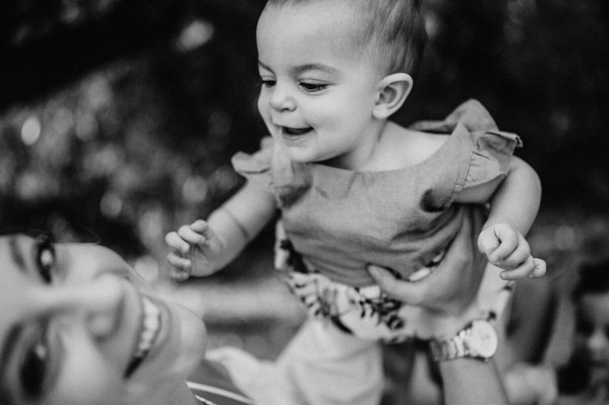 mother and daughter having pictures taken by Portland family photographer