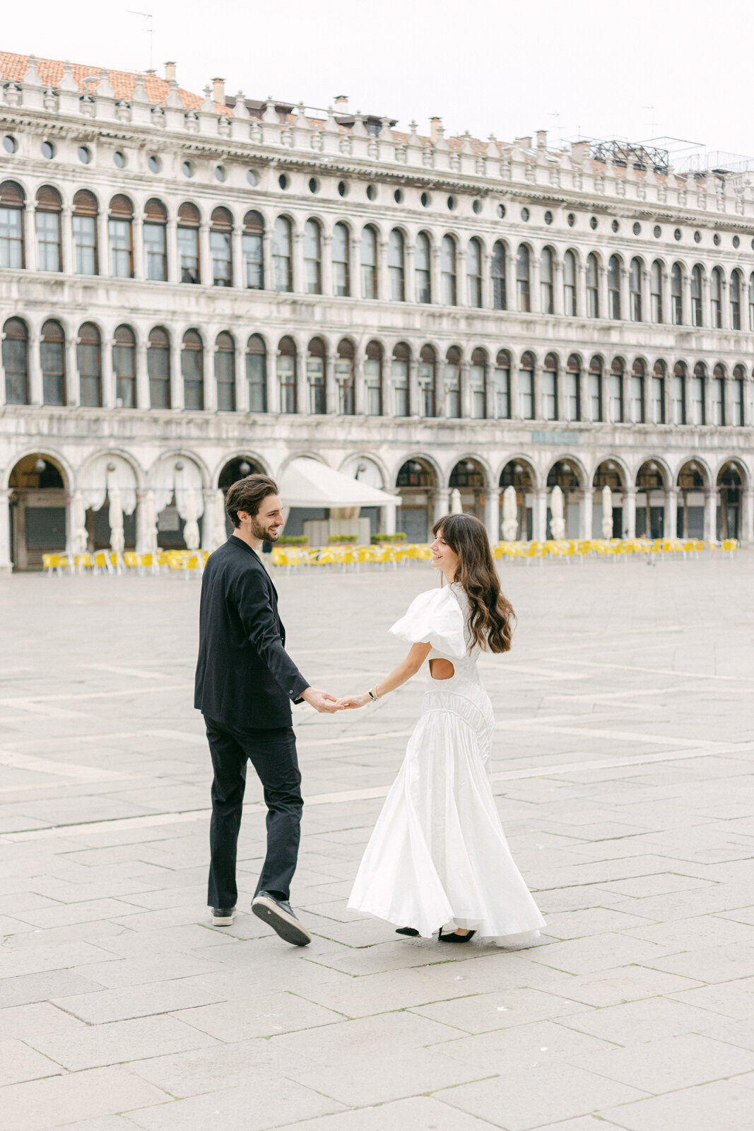 engagement session at Piazza San Marco in Venice, Italy