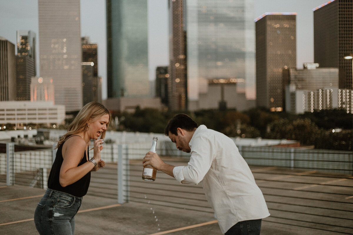 Romantic Engagement Shoot - Buffalo Bayou Park, Houston Texas-126