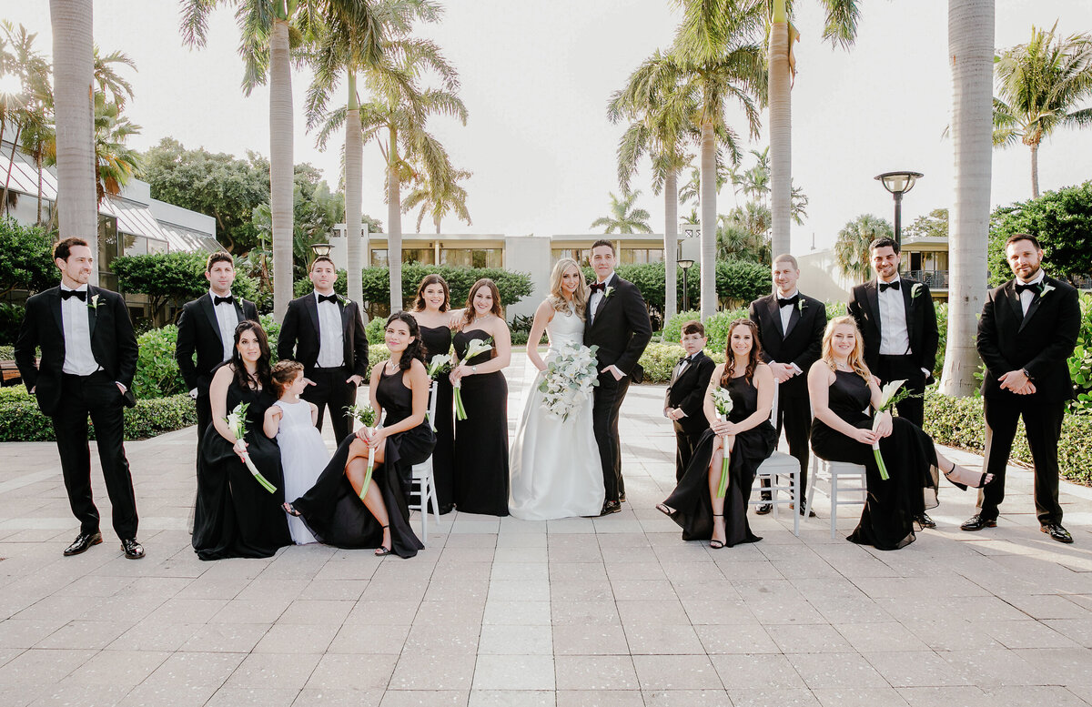 Miami Beach Wedding  Bridal Party