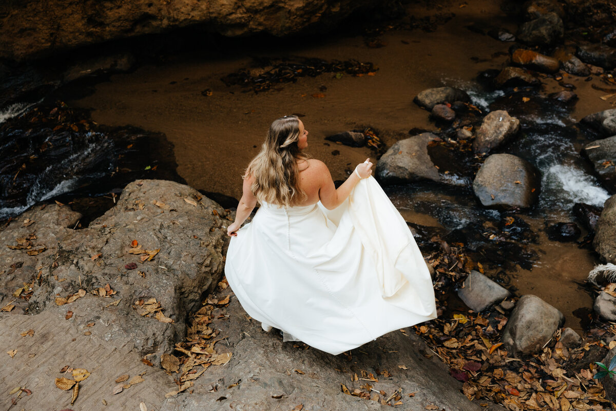 Lynzie and David - Waterfall-74