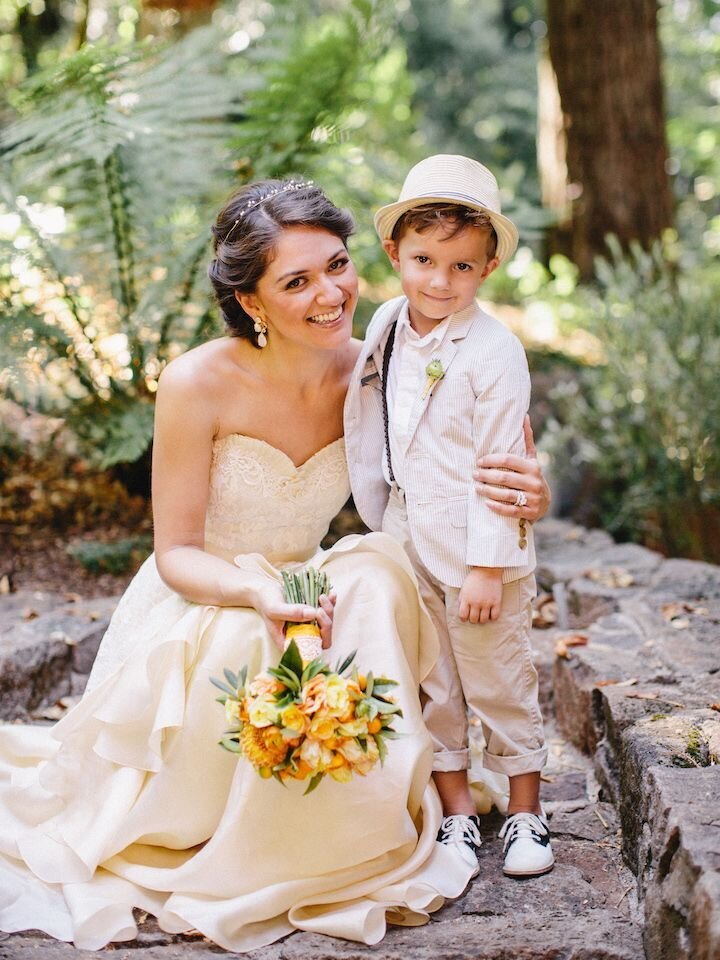 Anderson Ranch Bride with Ring Bearer