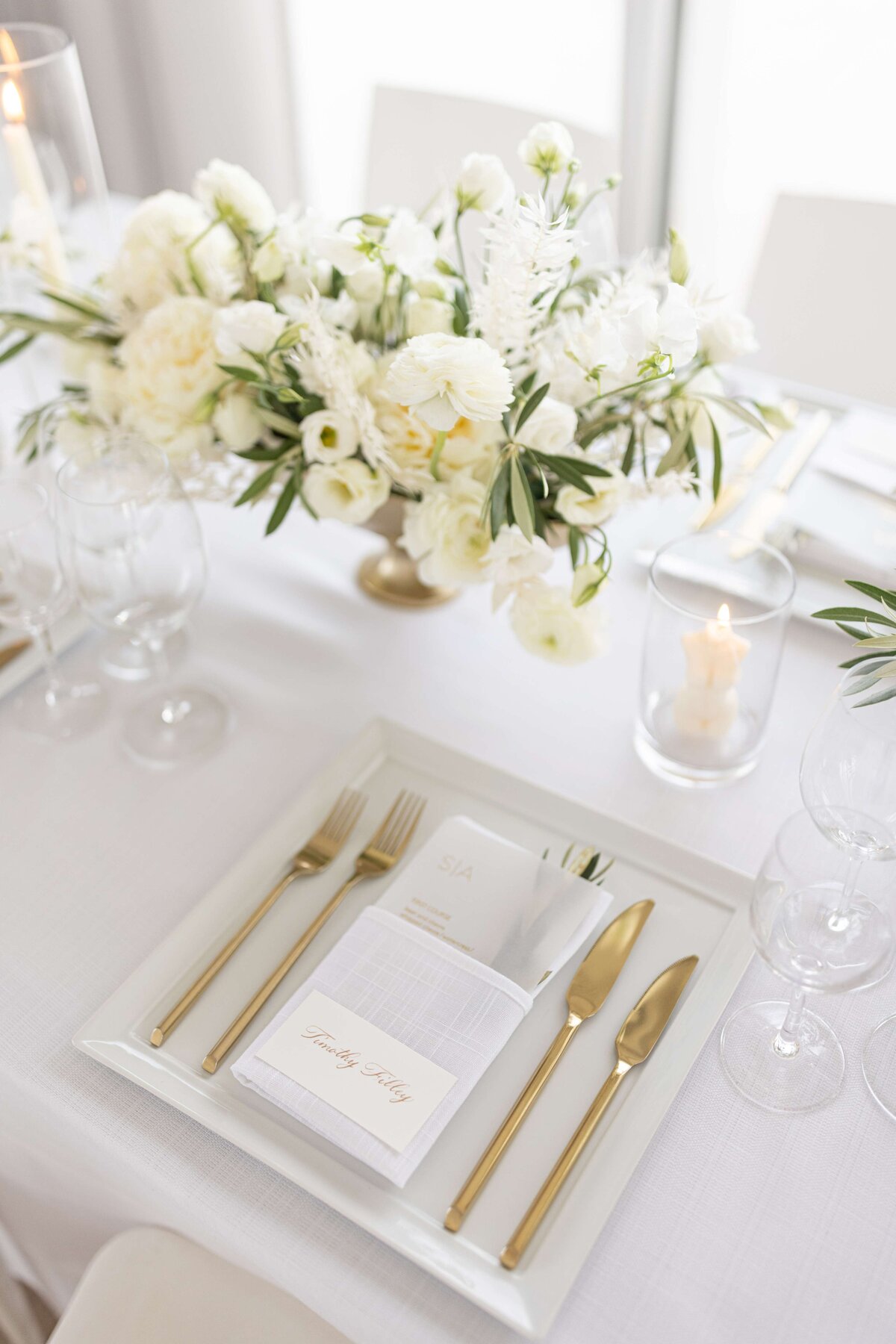 NYC Wedding Place Setting Details TTWD