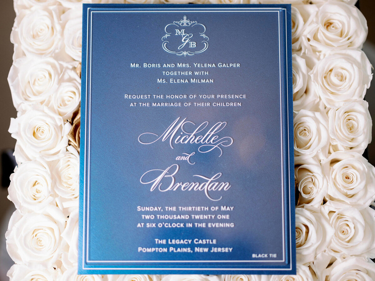 wedding stationery custom invitation suite plume and stone 03