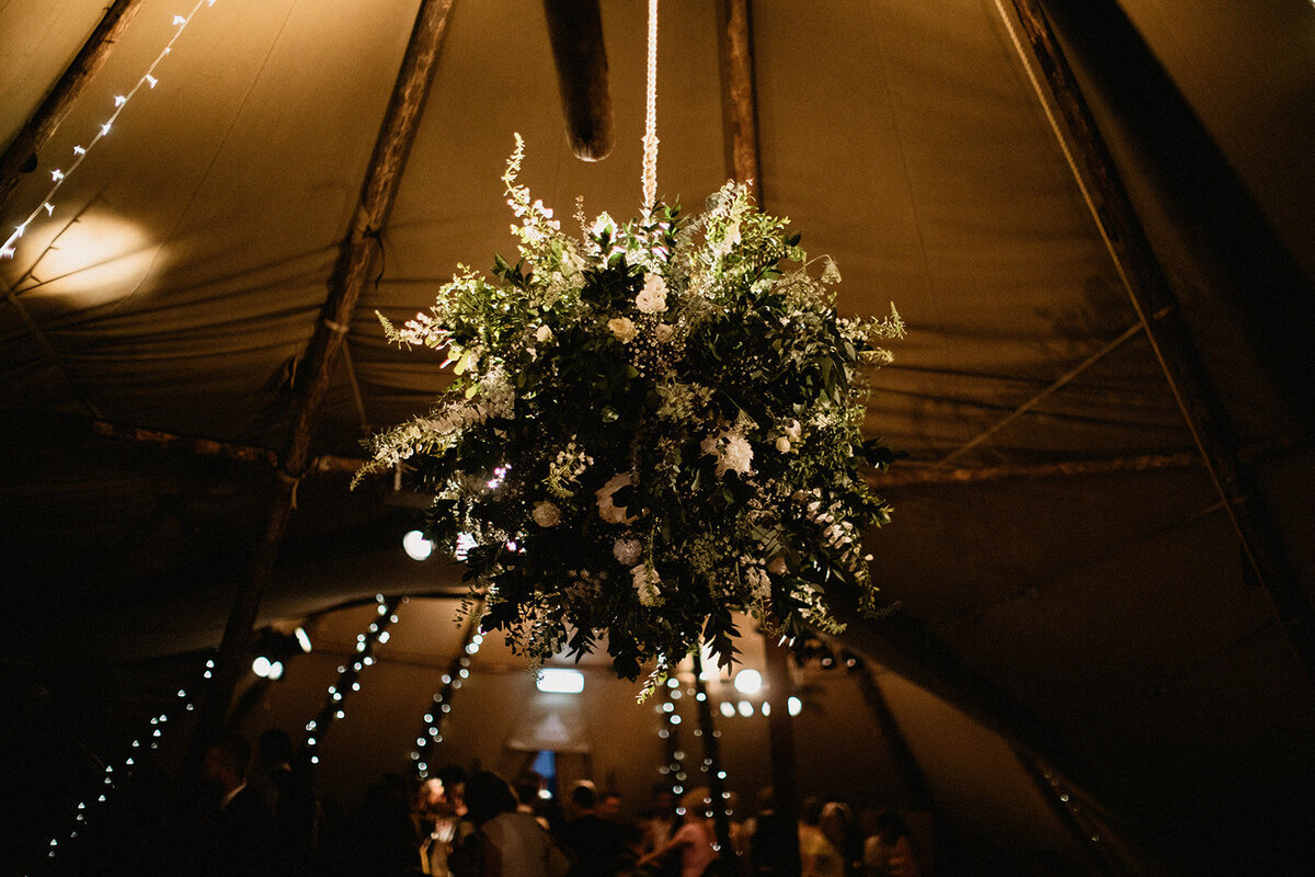 showstopping marquee flower installation scotland