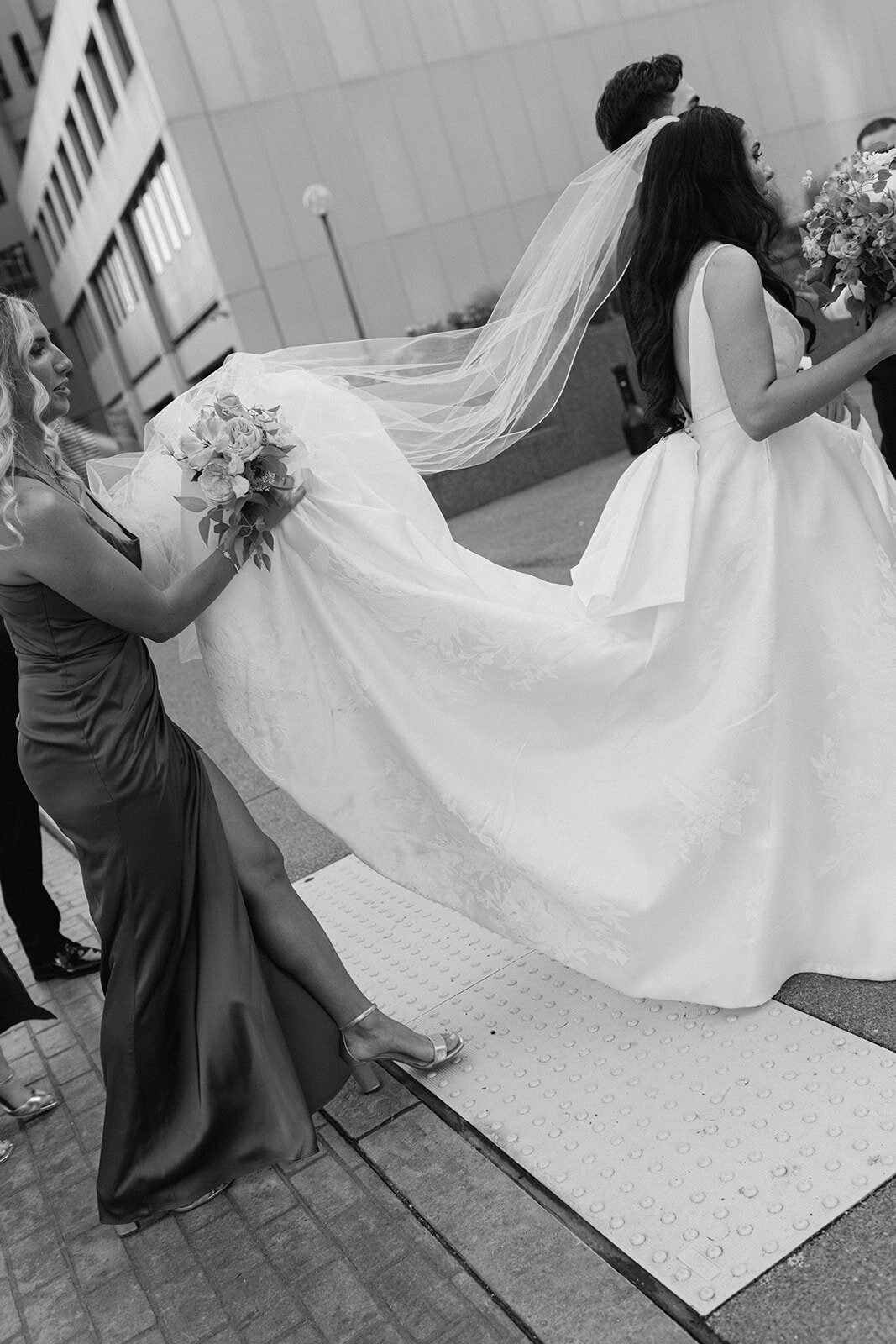 Romantic wedding reception at The Pennsylvanian, iconic Pittsburgh wedding venue