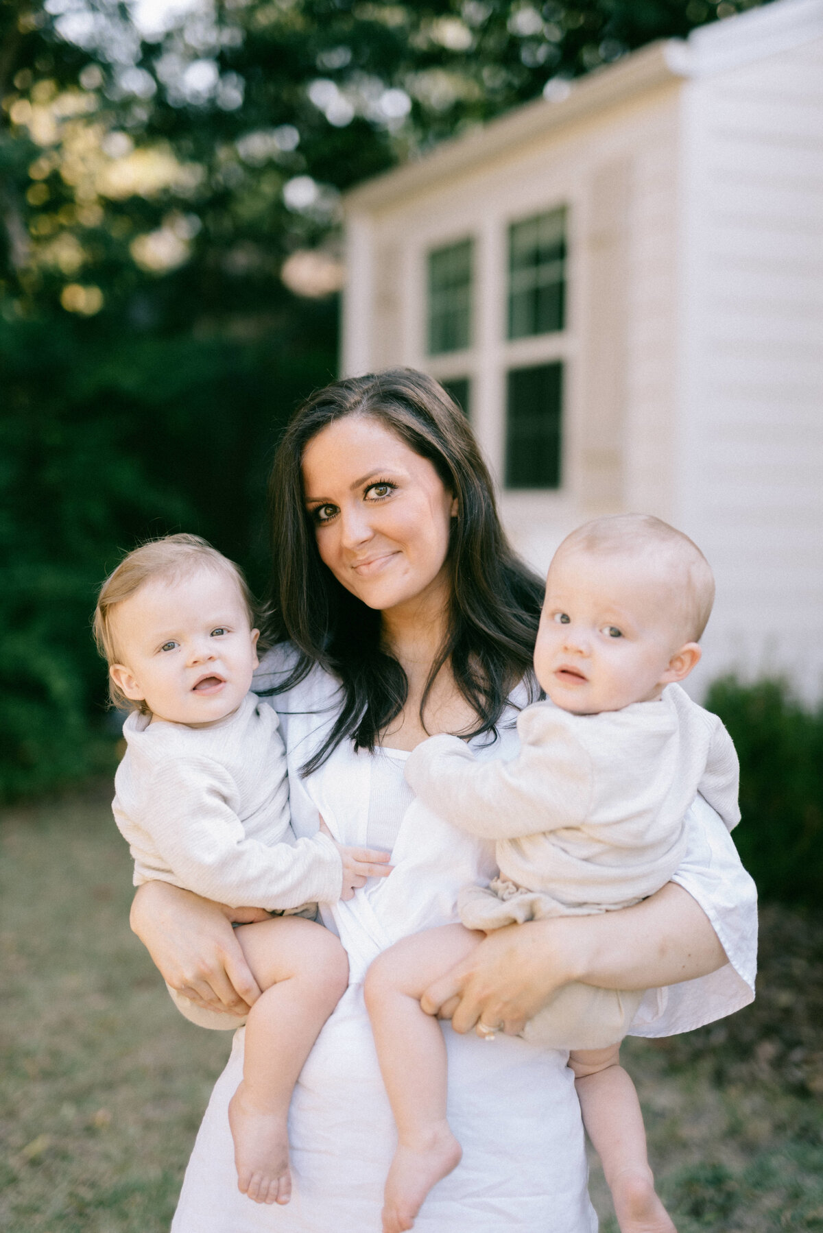 Film photography inspired family portraits in Homewood, AL with Hannah Winters
