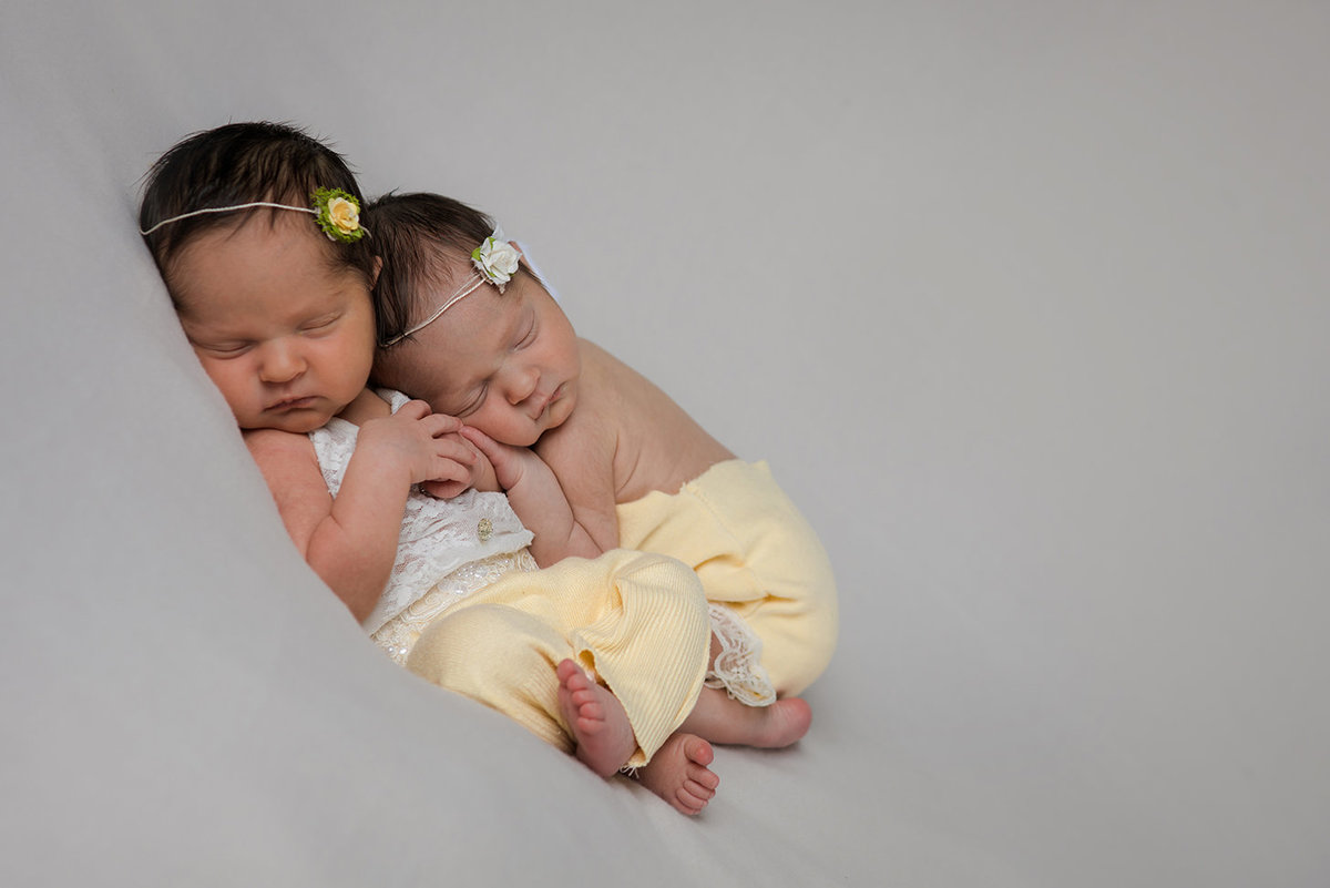 Photography of Newborn Twin Girls