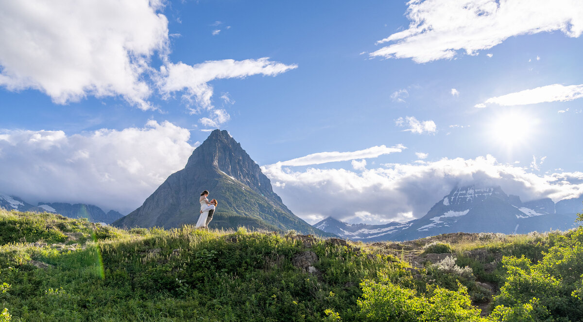 Glacier National Park Wedding summer  (33)