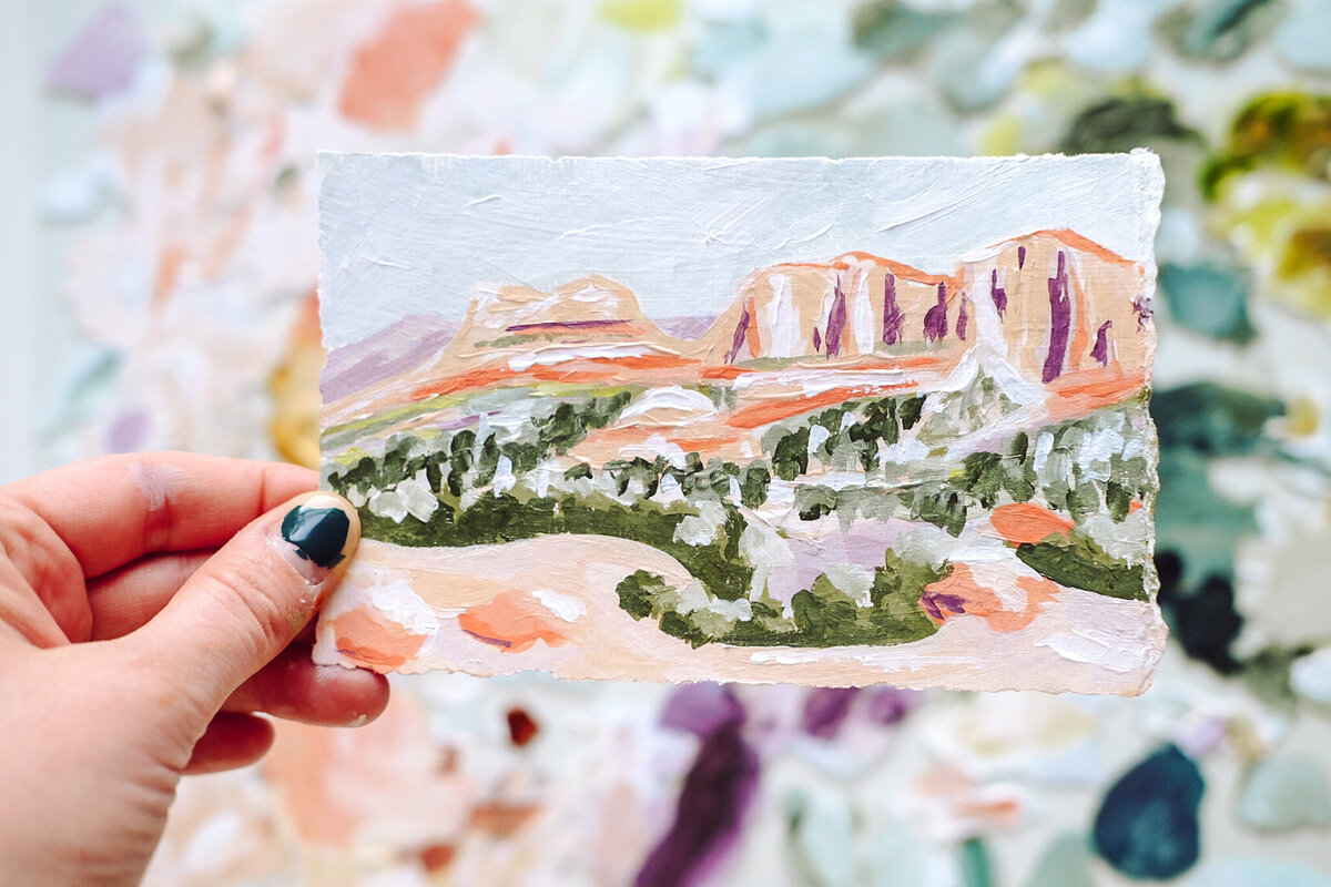 acrylic-painting-desert-mini-landscape-handheld-horizontal