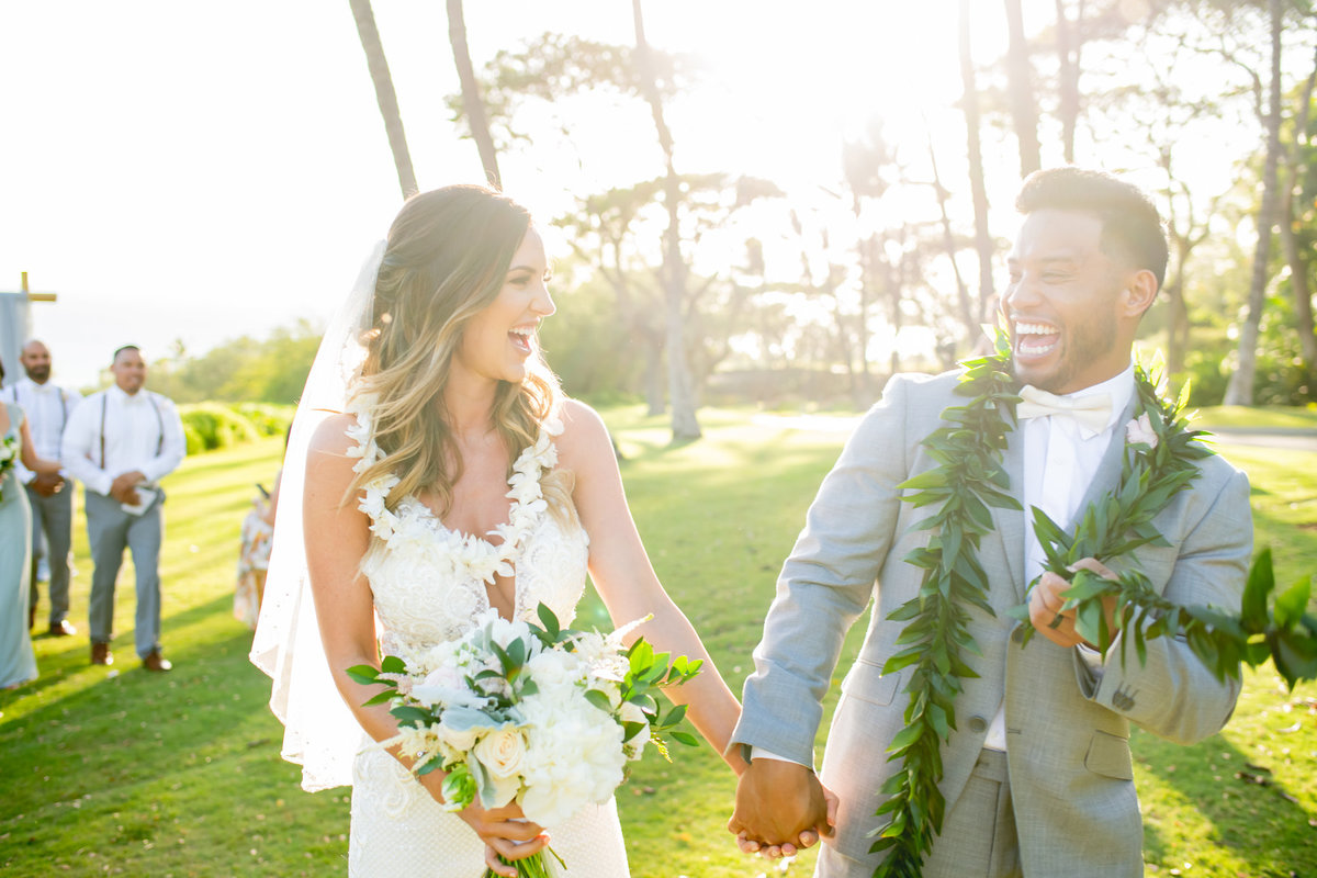 Maui wedding photography - happy couple