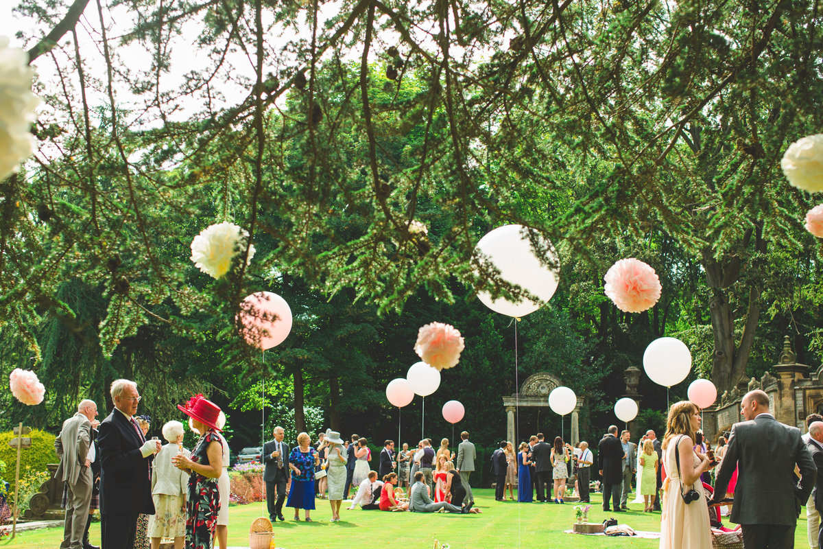 thornbridge hall pom pom lawn balloons