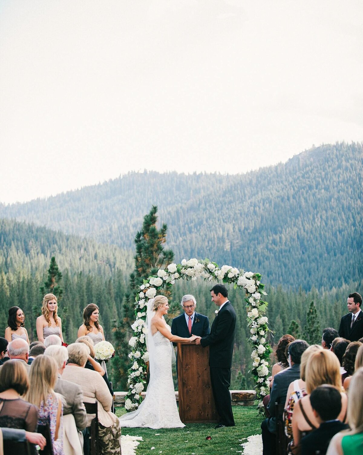 martis Camp wedding ceremony