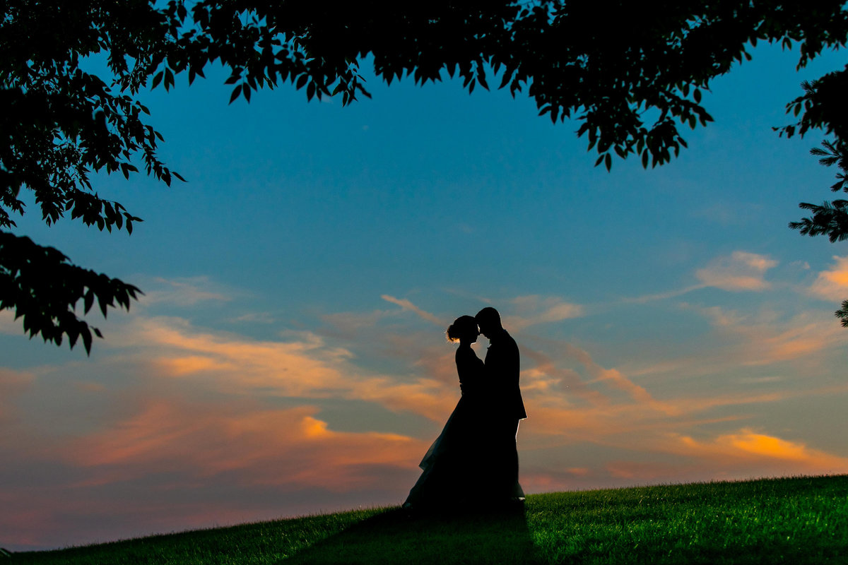 Baltimore-Wedding-Photographer-Sunset-Silhouette