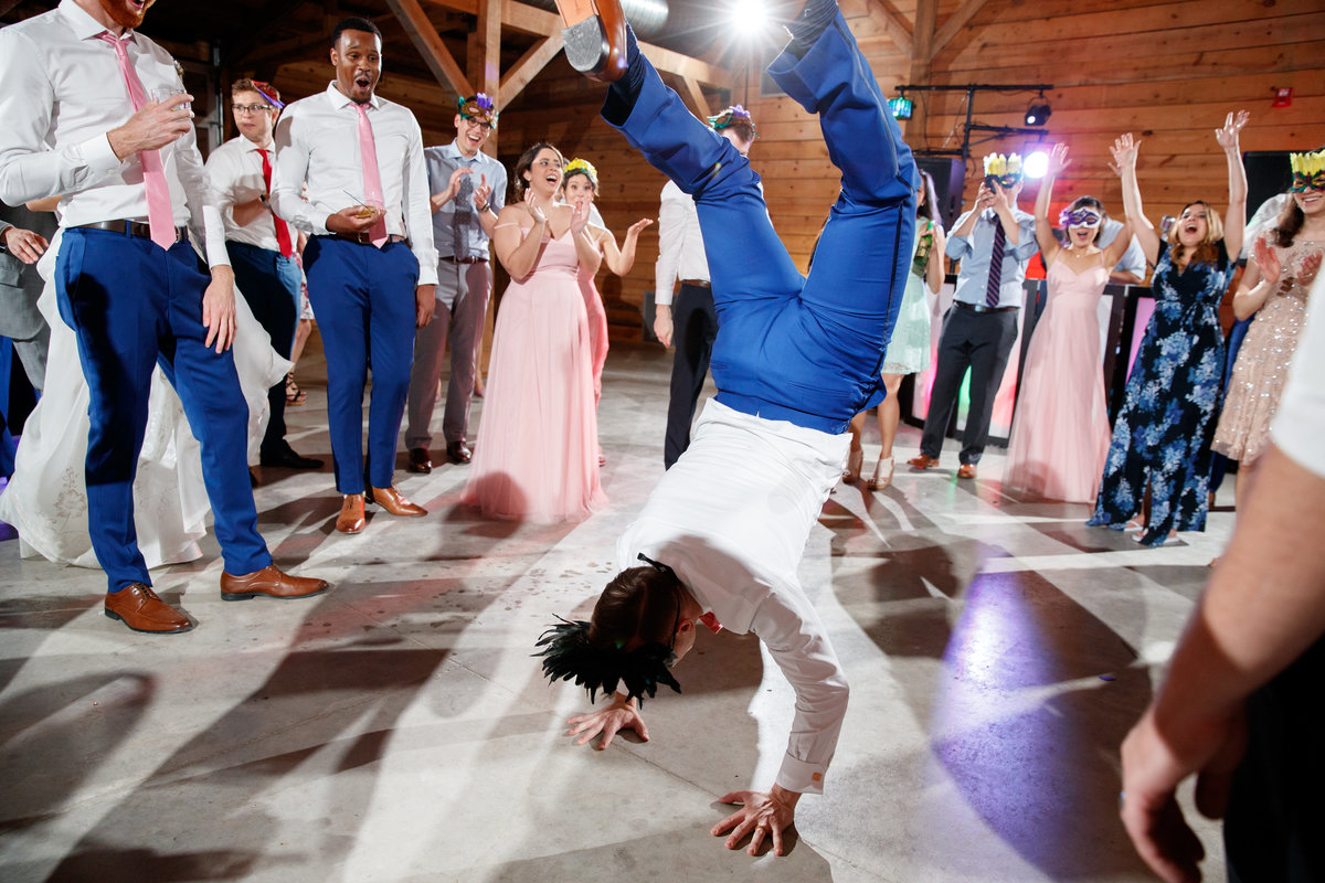 Austin wedding photographer addison grove wedding photographer groom handstand