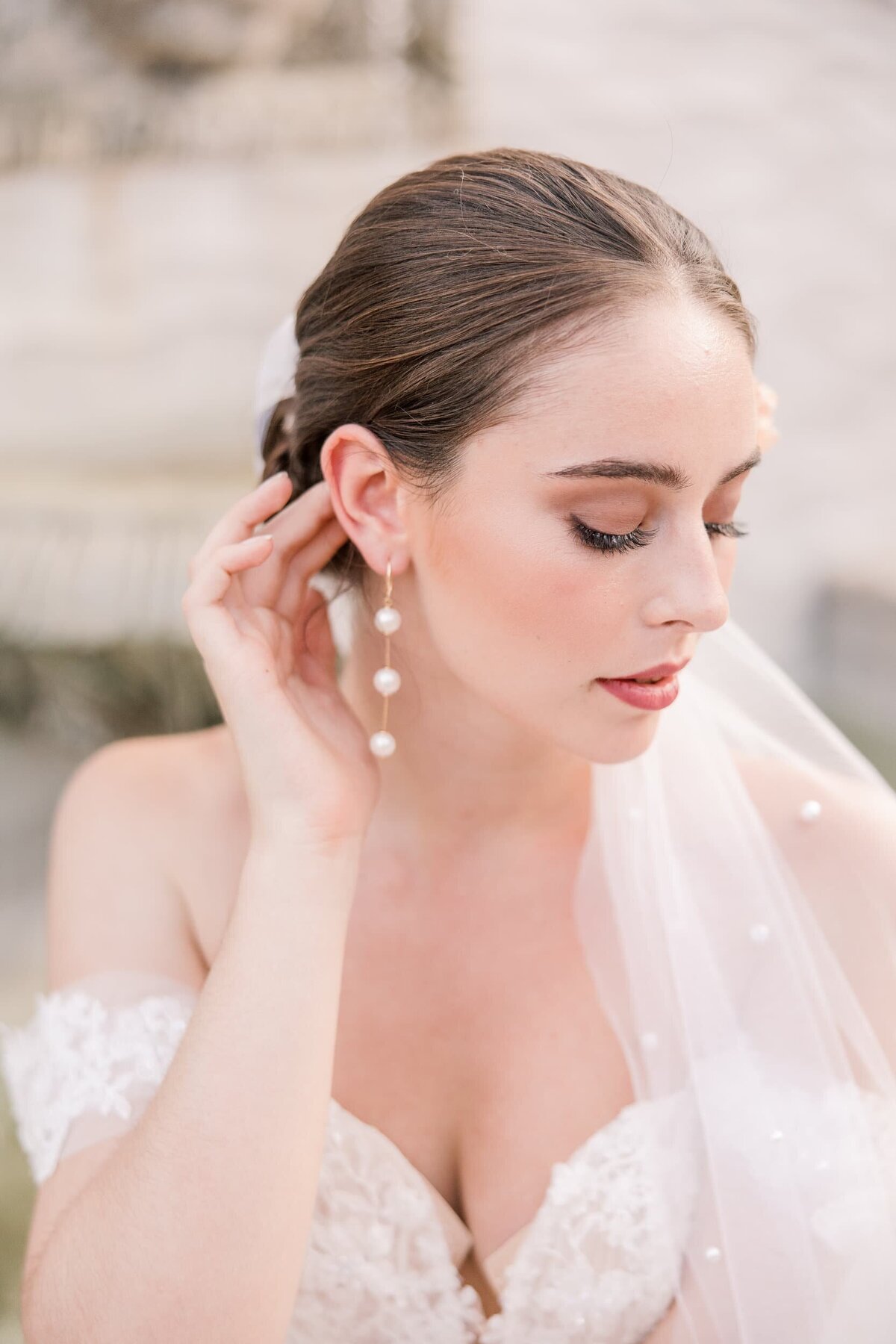 Bride earrings