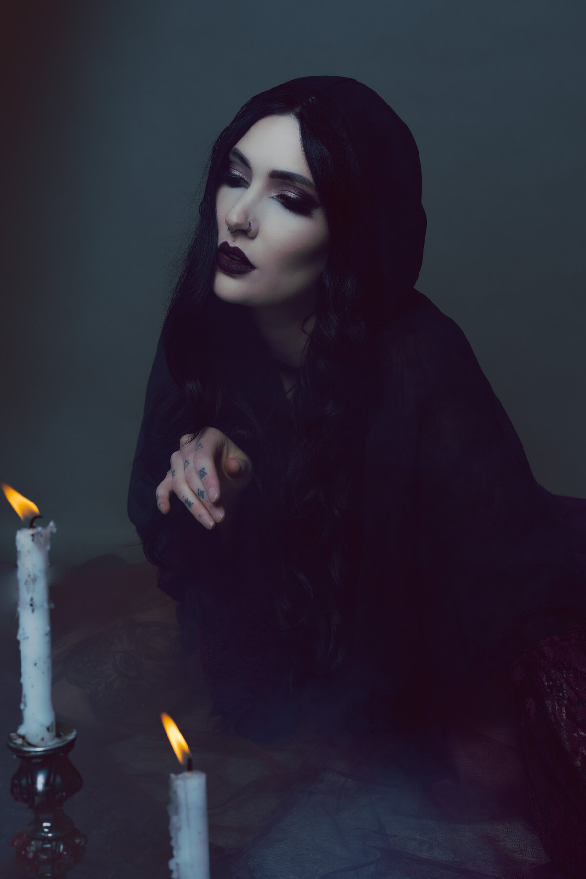 gothic portrait photography