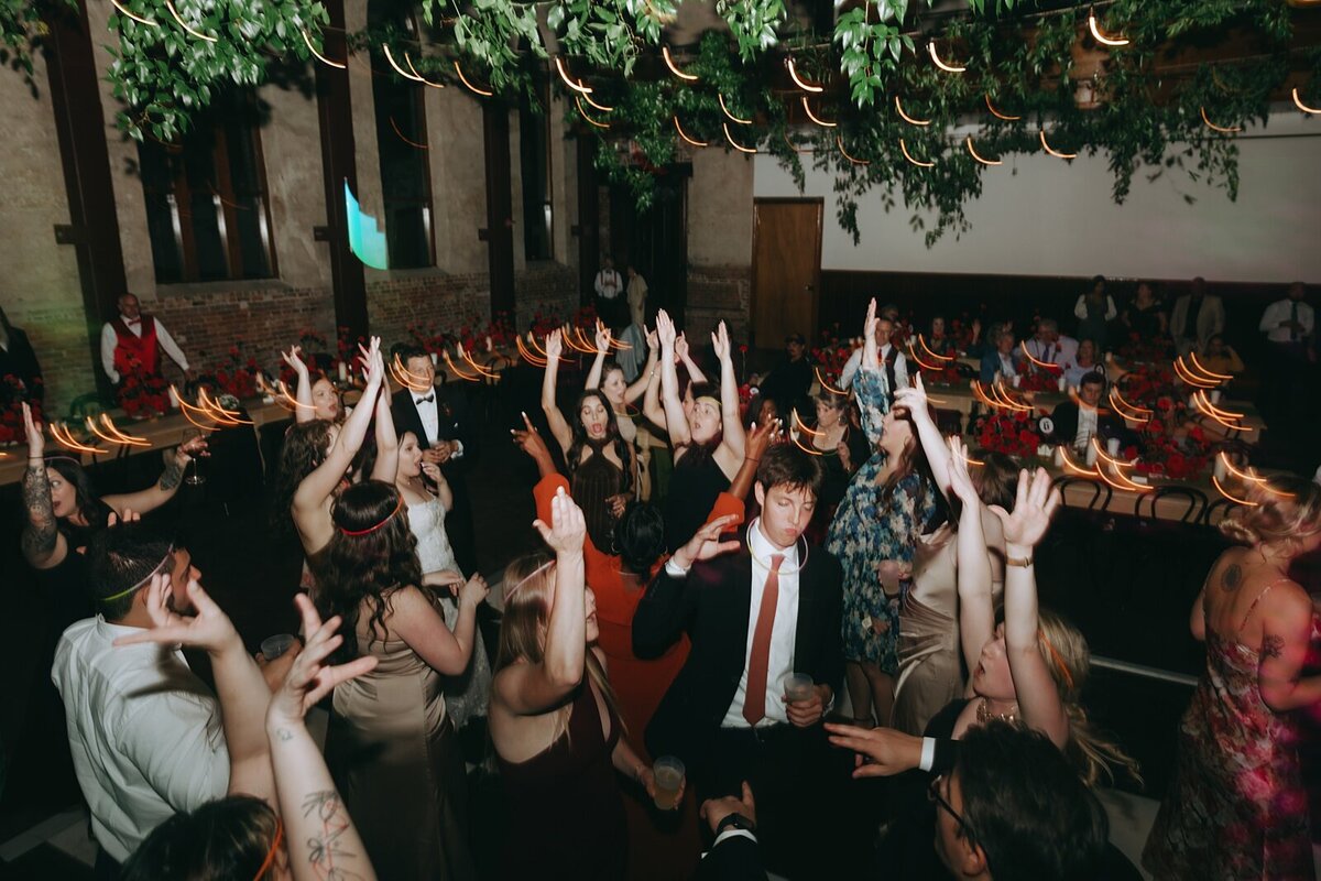 Jordan and Ian Romantic Red Rock and Roll Wedding Brooklyn Arts Center_0045