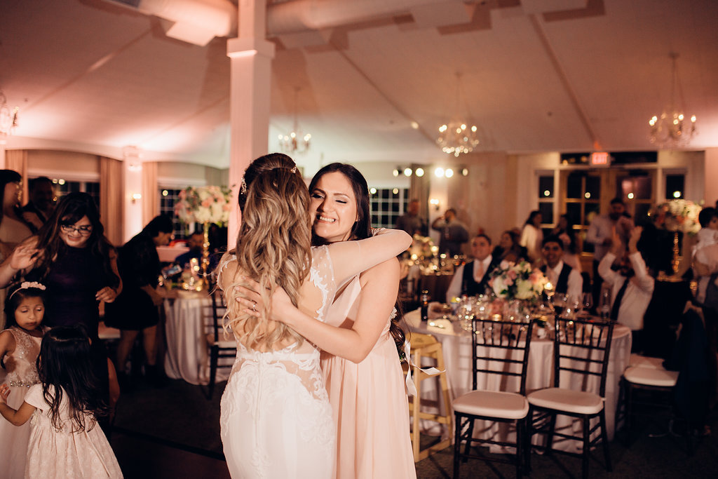 Wedding Photograph Of Two Women Hugging Los Angeles