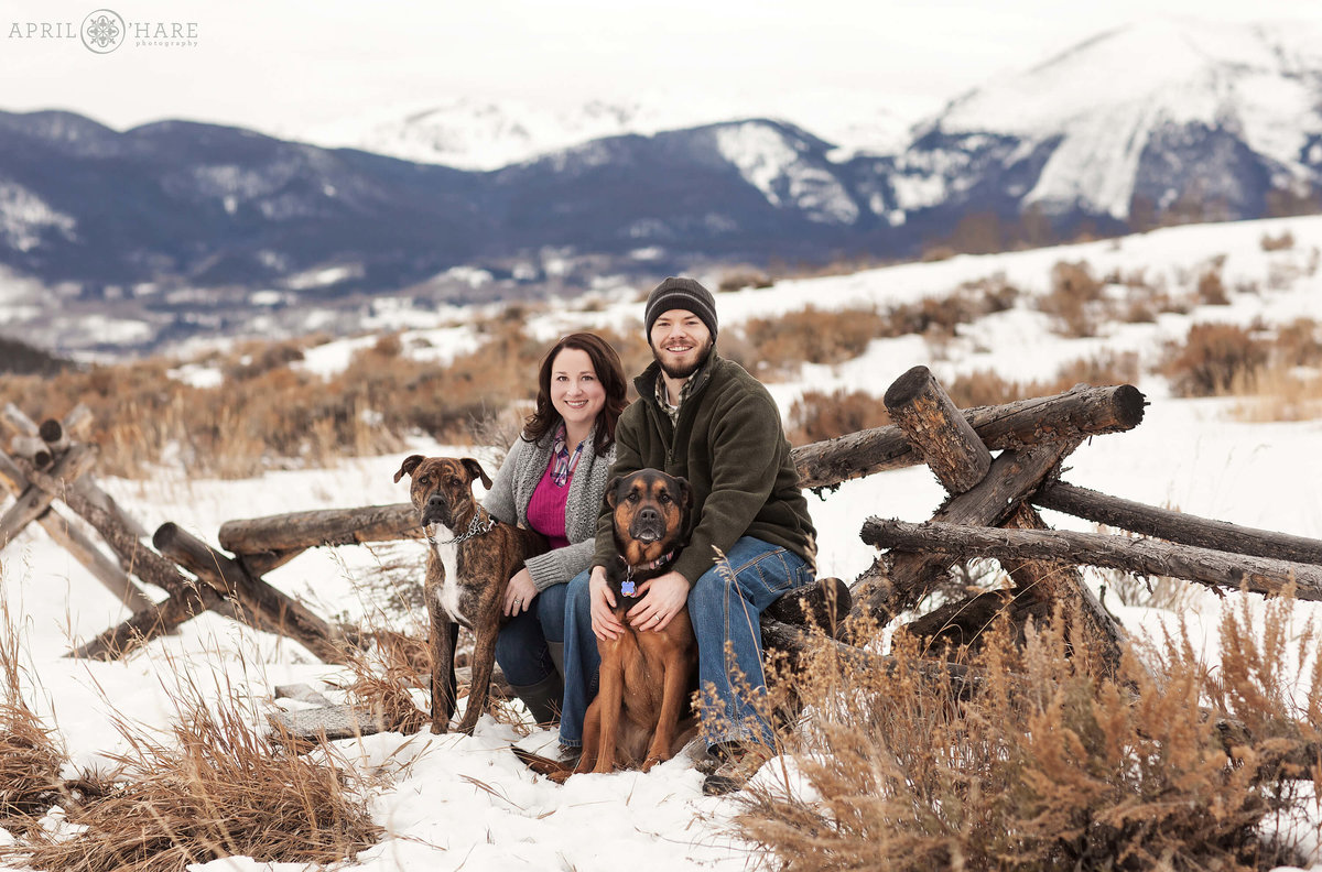 Dillon Colorado Winter Family Photography in Summit County Colorado