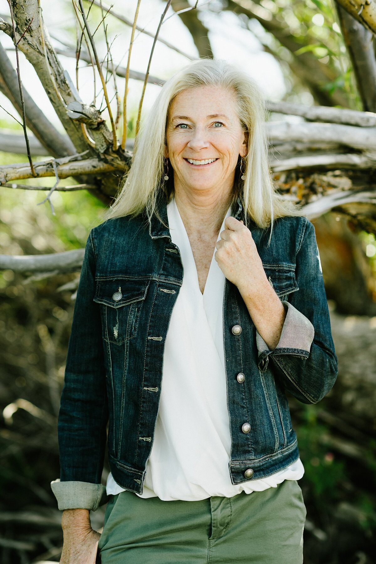 Naturopath woman headshot portrait in Lake Tahoe