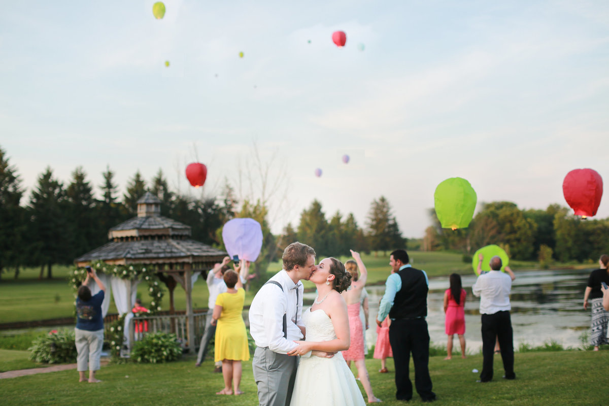 Neil and Jenna have a wedding in Knox Pa outdoors by a beautiful lake.