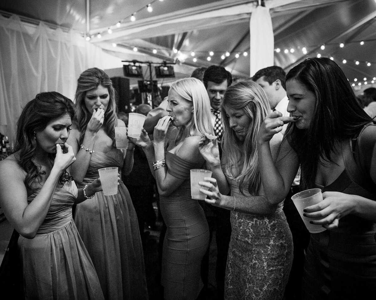 guests doing shots