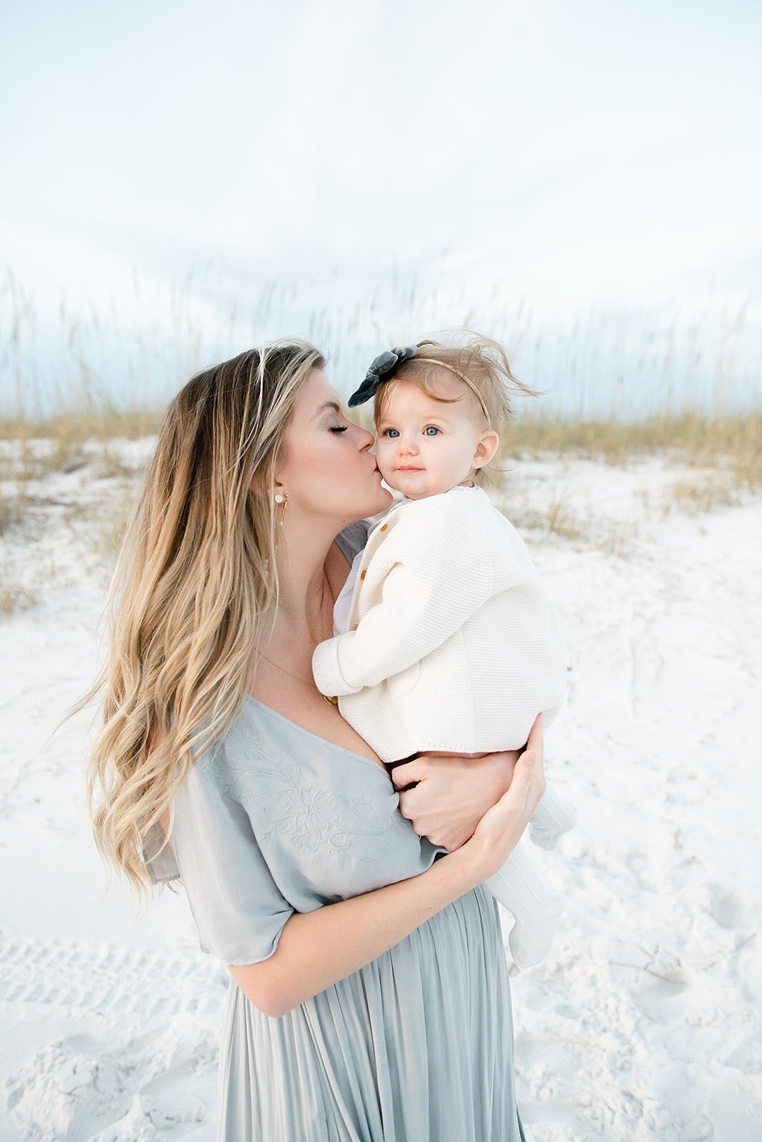 a mother and her child with destin family photographer