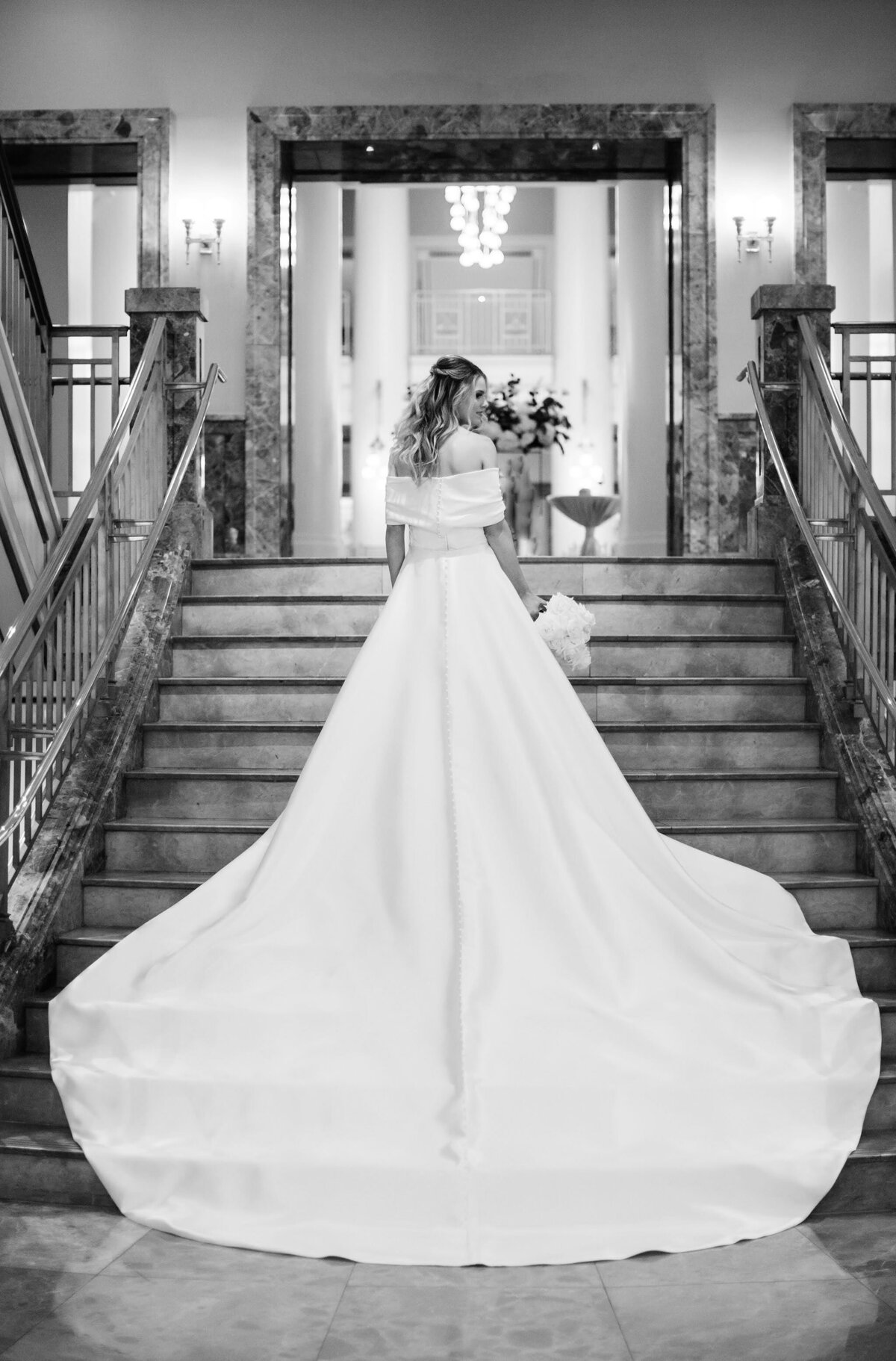 wedding dress with long train Nashville Tennessee