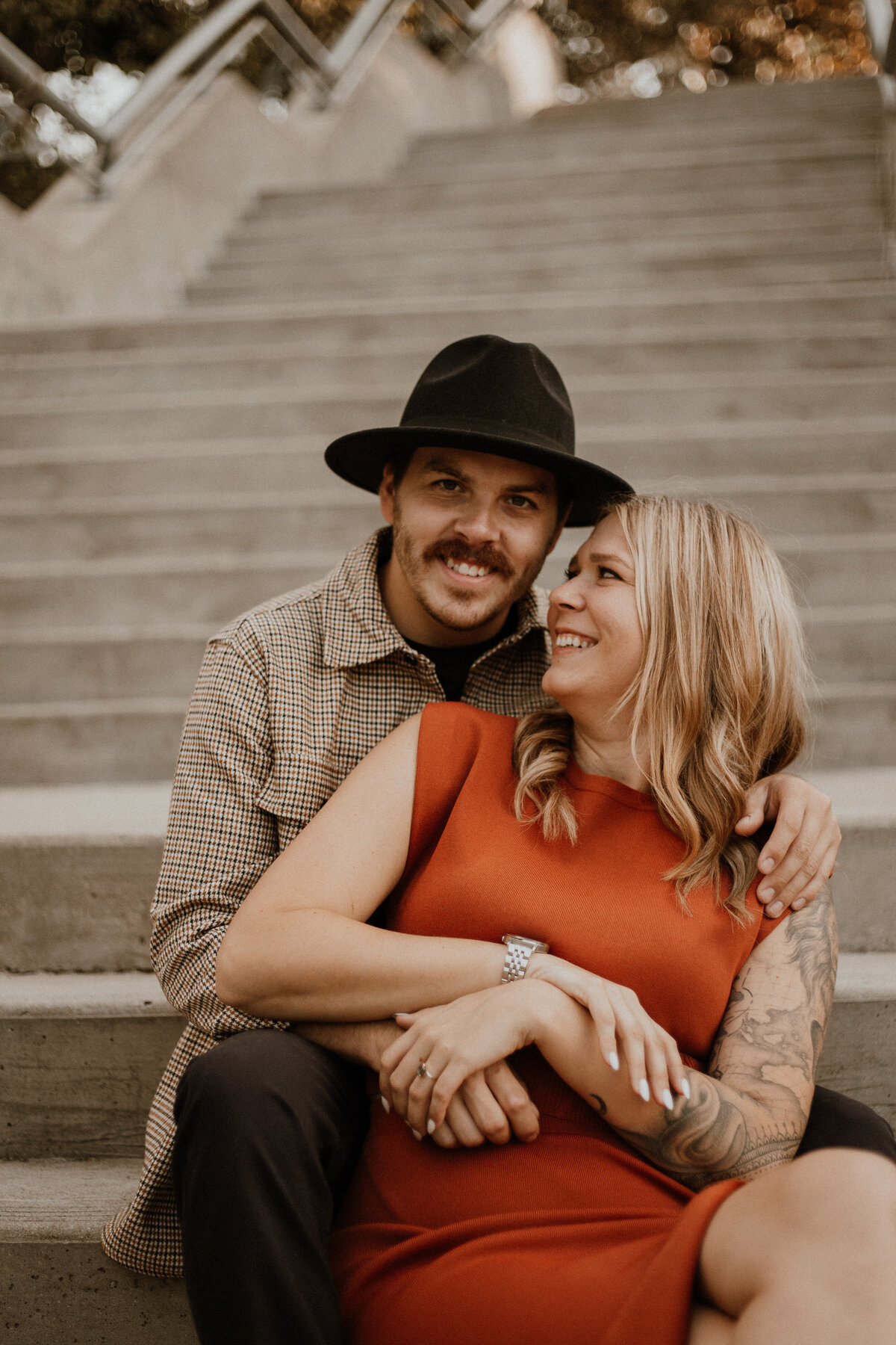 Romantic Engagement Shoot - Buffalo Bayou Park, Houston Texas-52