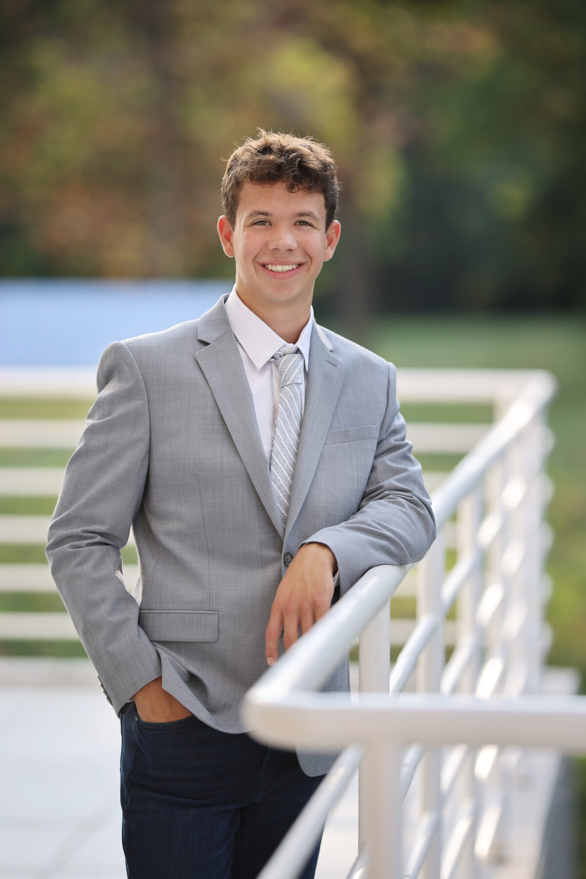 caleb suit smile