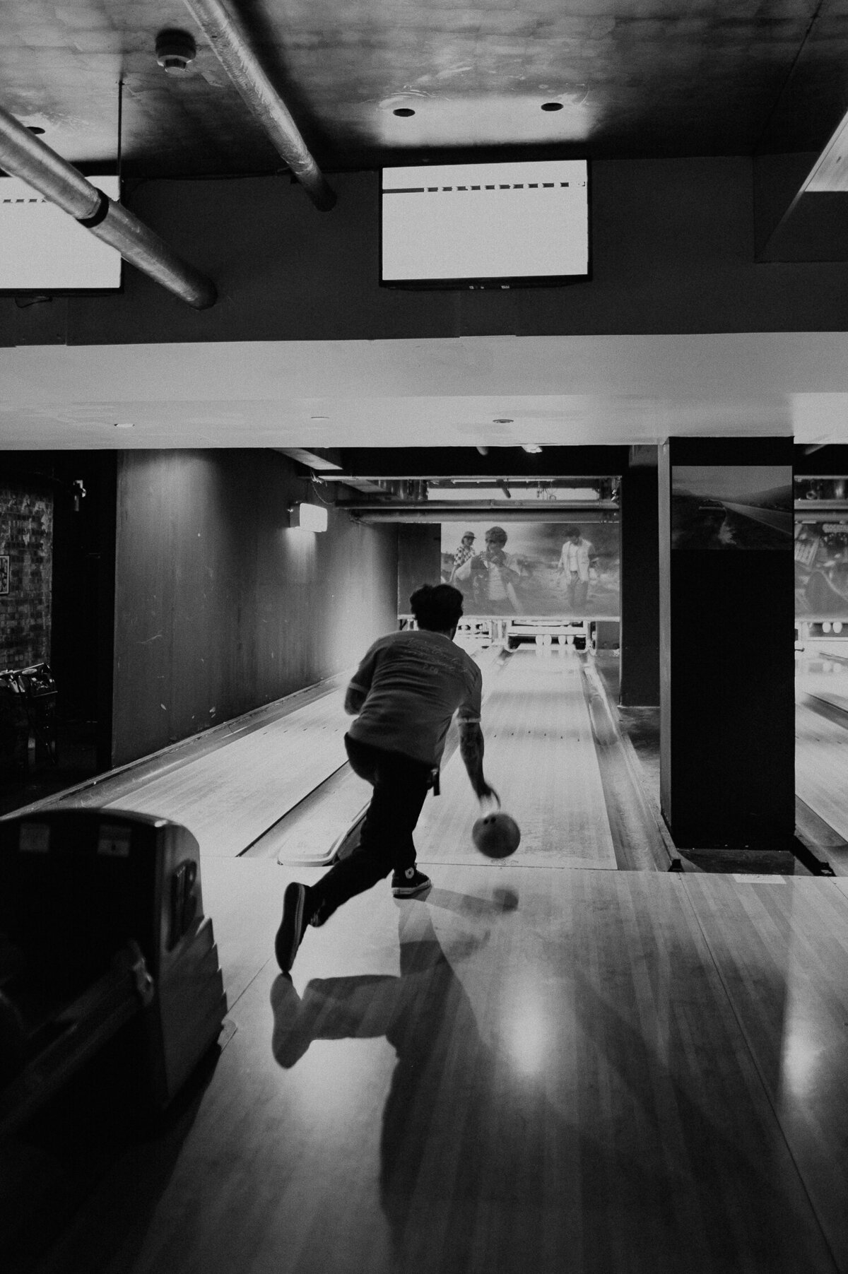 Content Creator in London bowling.