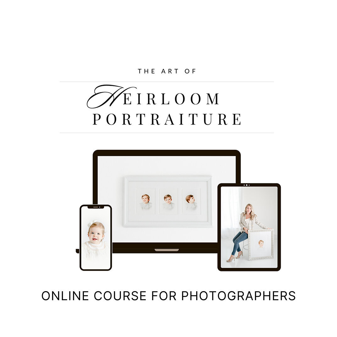 Heirloom portrait education course  by Kristie Lloyd