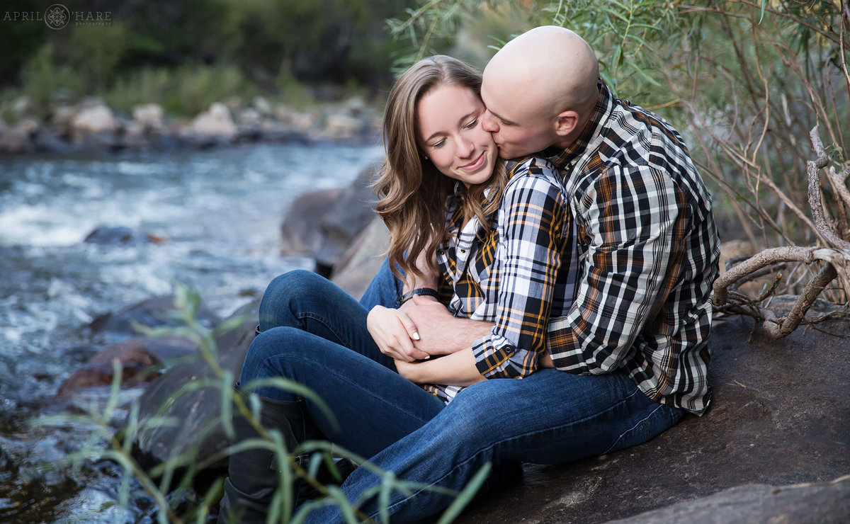 Greyrock Trailhead Fort Collins Engagement Photography in the Mountains