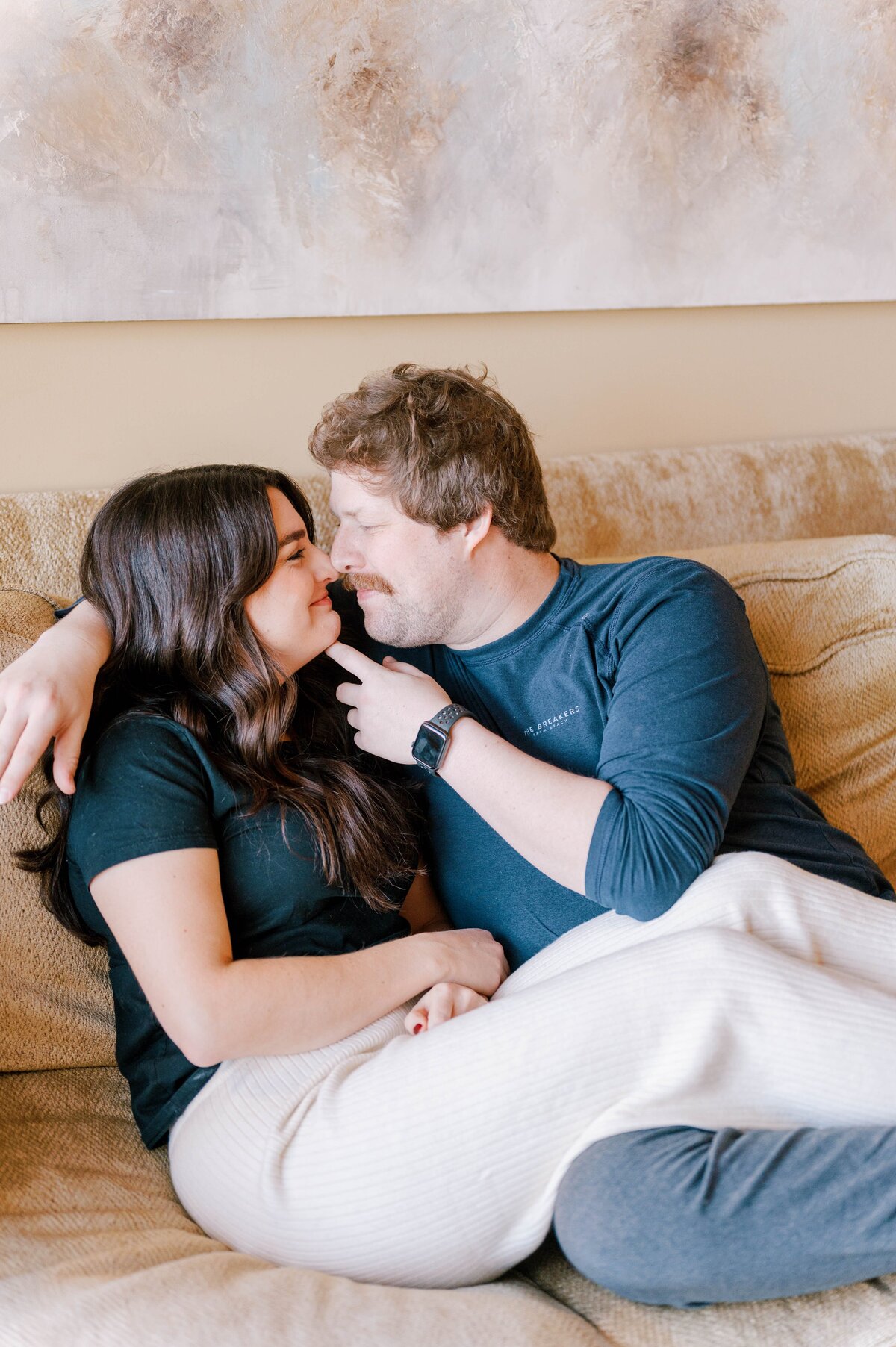 Jamie & Will Blowing Rock NC Winter Engagement Session_0698