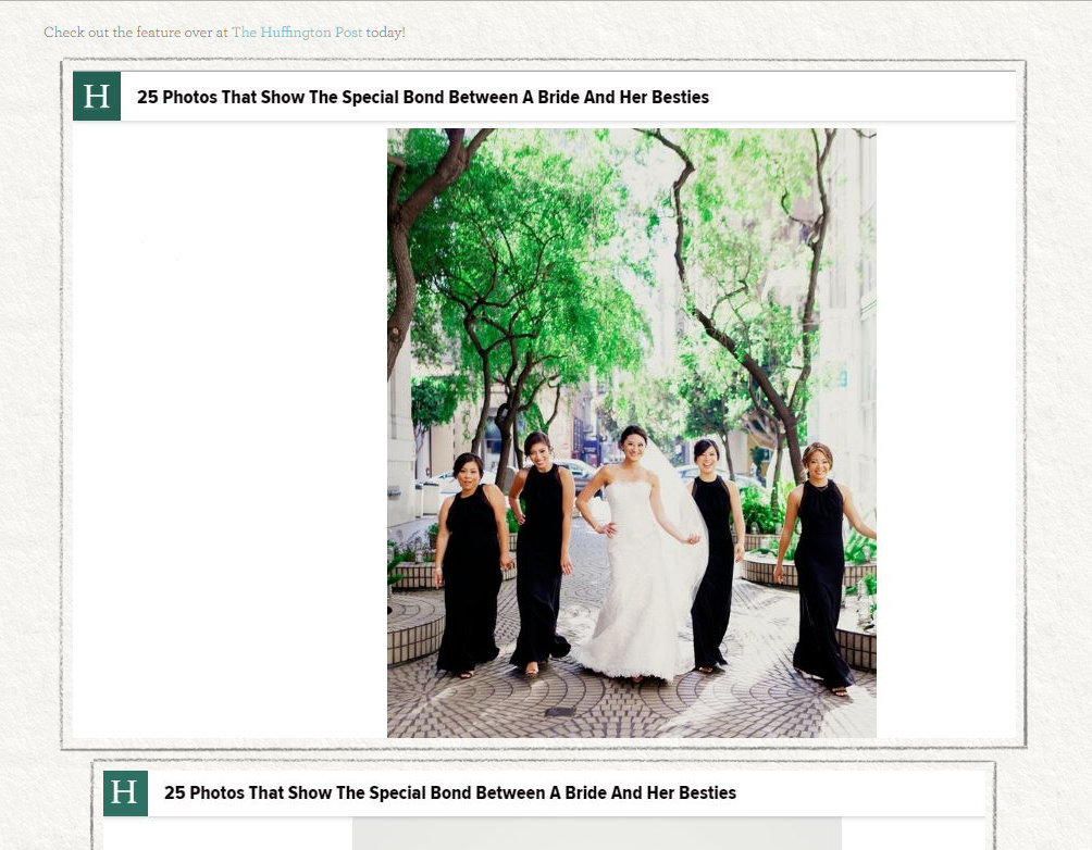 Huffington Post - Weddings by Milou & Olin