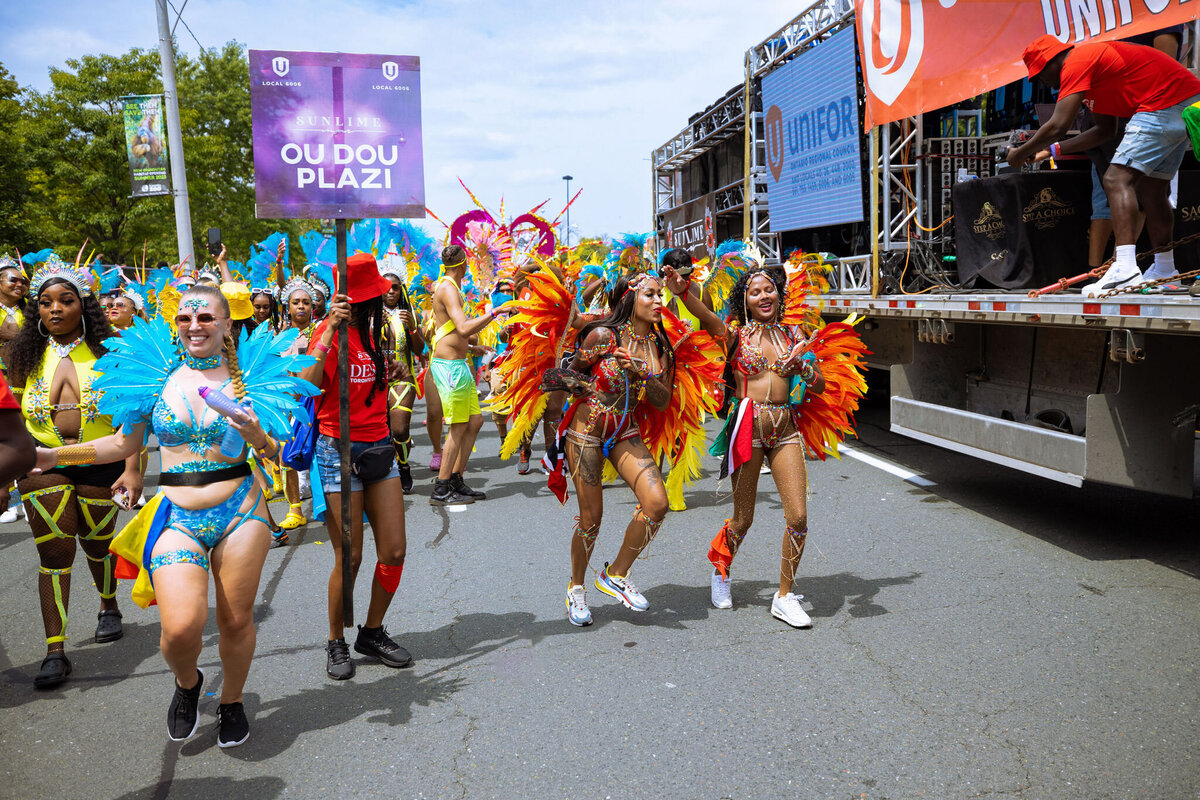 Photos of Masqueraders from Toronto Carnival 2023 - Sunlime Mas Band - Medium Band of The Year 2023-101