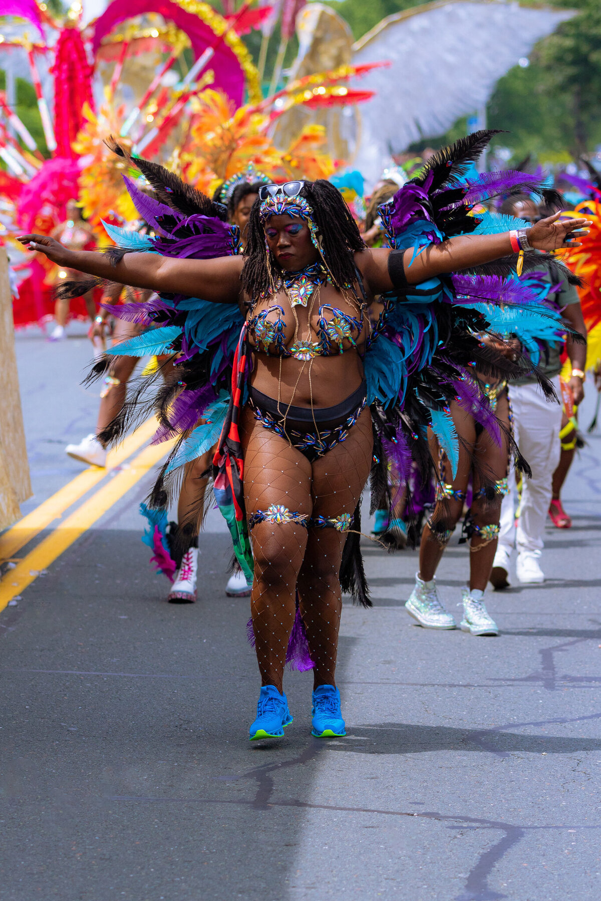 Photos of Masqueraders from Toronto Carnival 2023 - Sunlime Mas Band - Medium Band of The Year 2023-175
