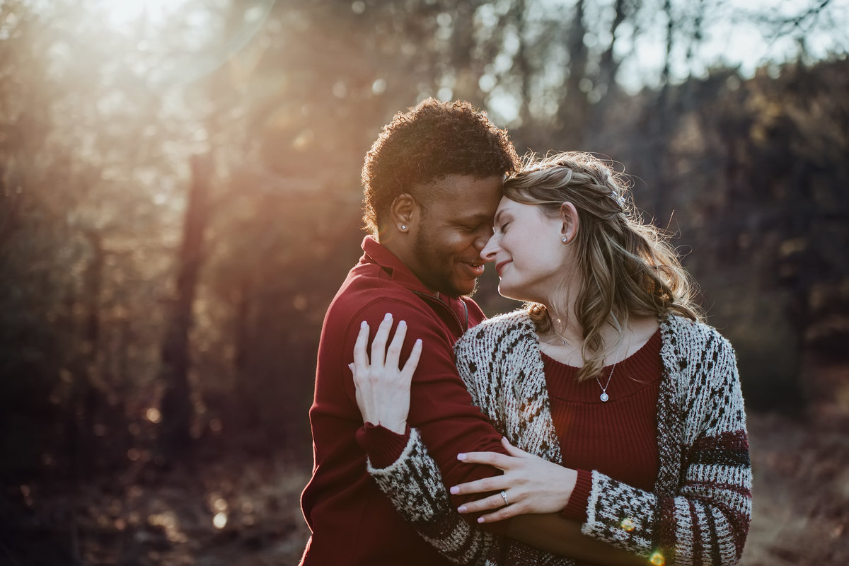 interracial couple engagement michigan
