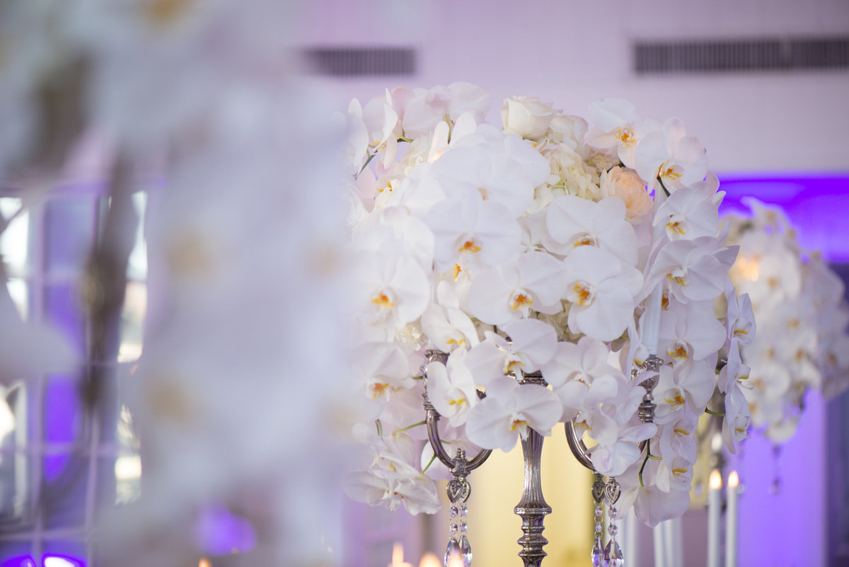 Orchid wedding centerpiece decor