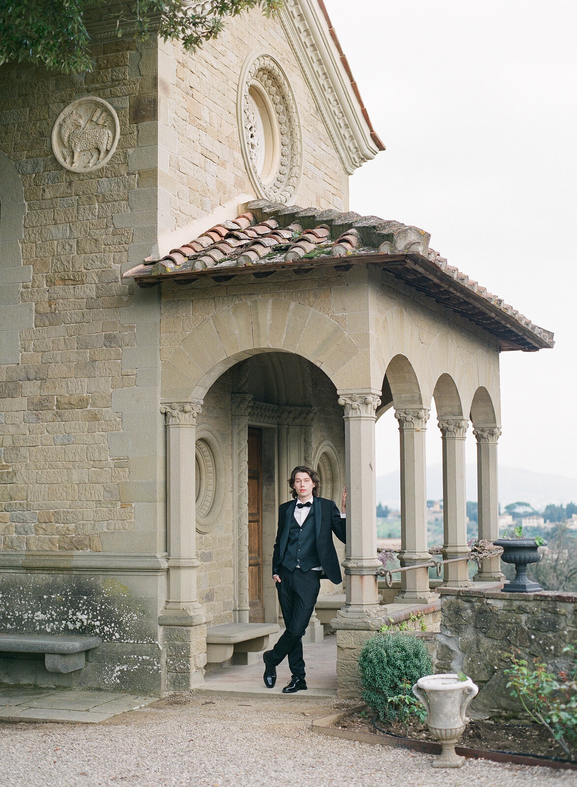 groom's photo in Villa Le Fontanelle