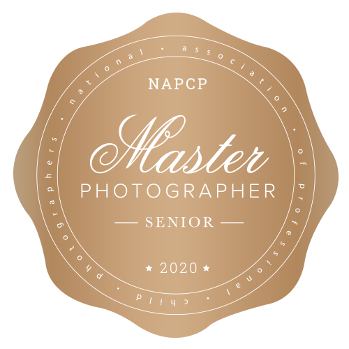 Logo Seal from NAPCP recognizing earning Master Photographer certification for Senior Photography in 2020