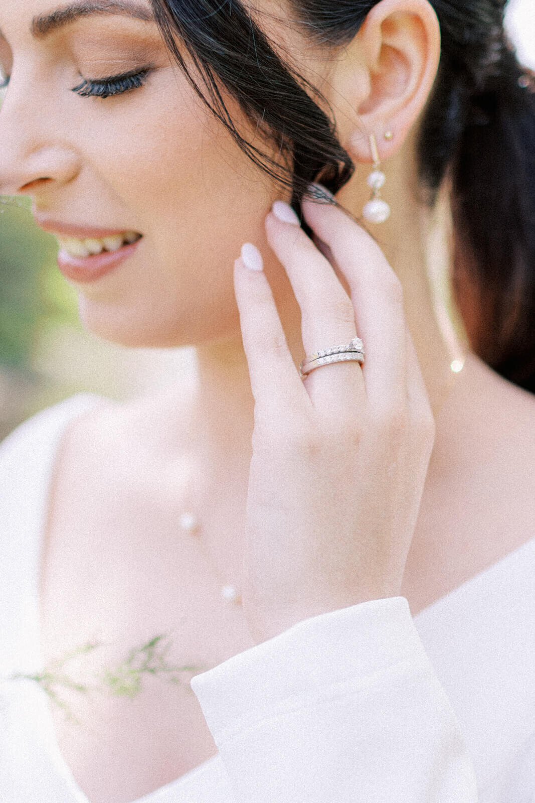 bride-touces-earring