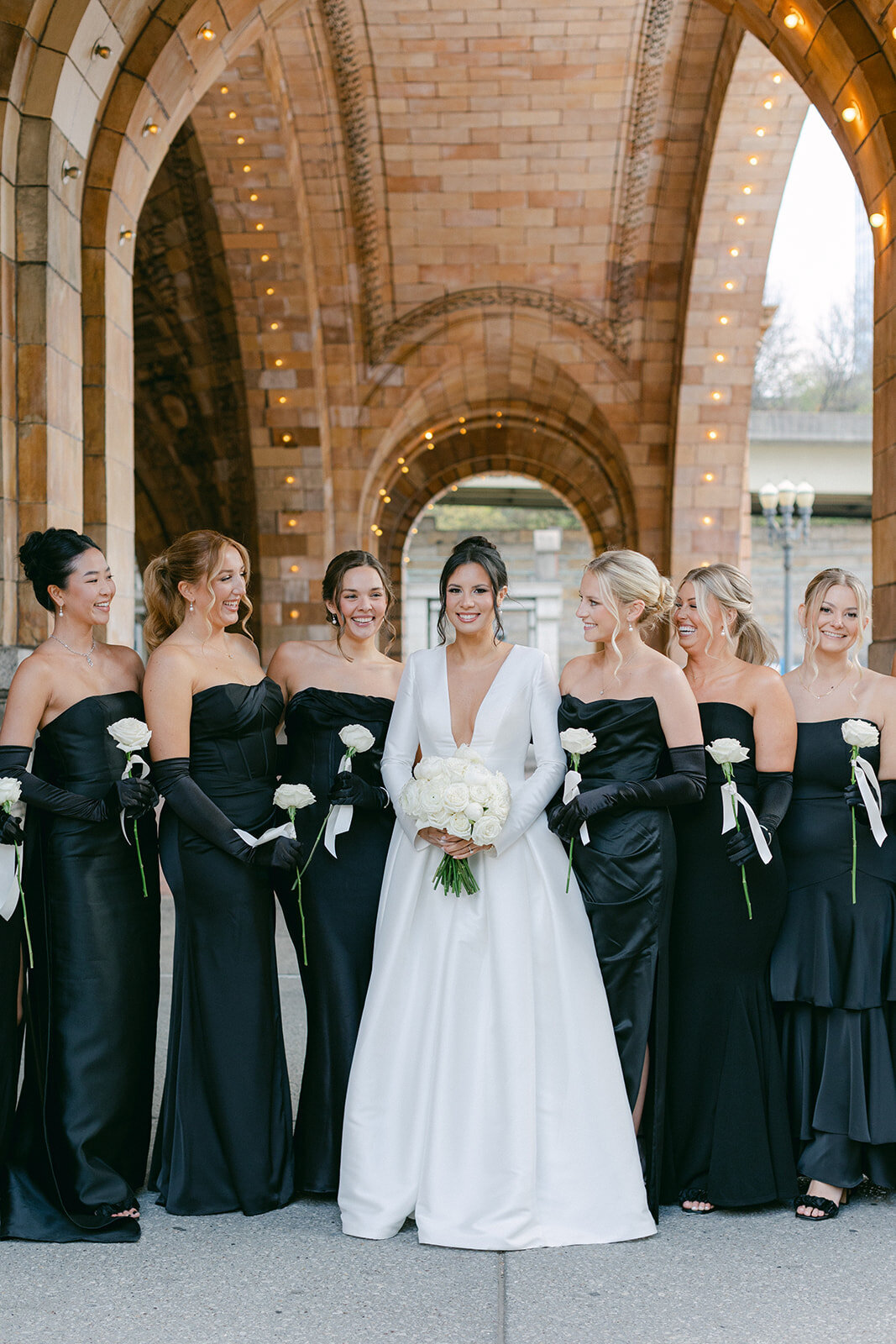 Romantic wedding reception at The Pennsylvanian, iconic Pittsburgh wedding venue